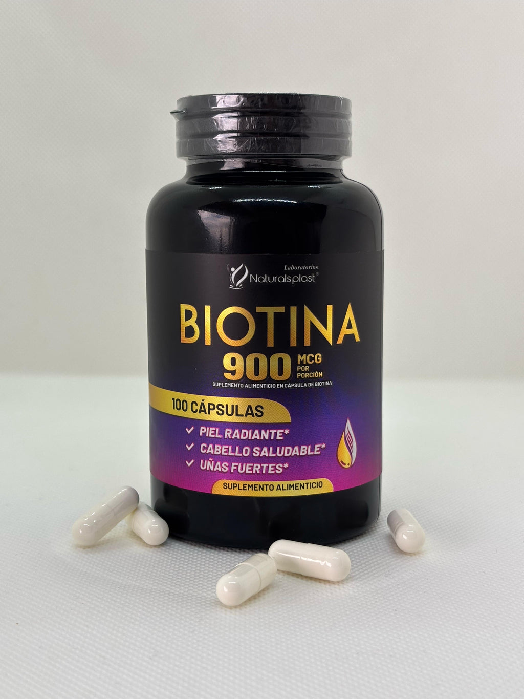 BIOTINA  100 CAP / SALUD DE LA PIEL